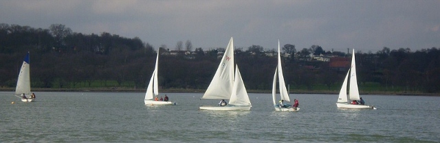 Wayfarer fleet on the Orwell